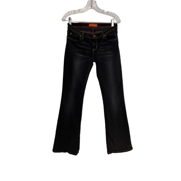 Collins jeans Y2K dark was low rise flair sz 28 - Picture 2 of 7